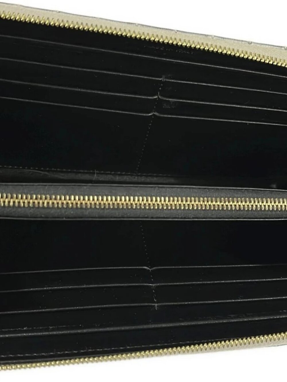 CELINE - Silver Leather Long Wallet - Picture 3 of 8